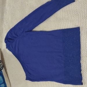 Beautiful of the shoulder purple top gently used